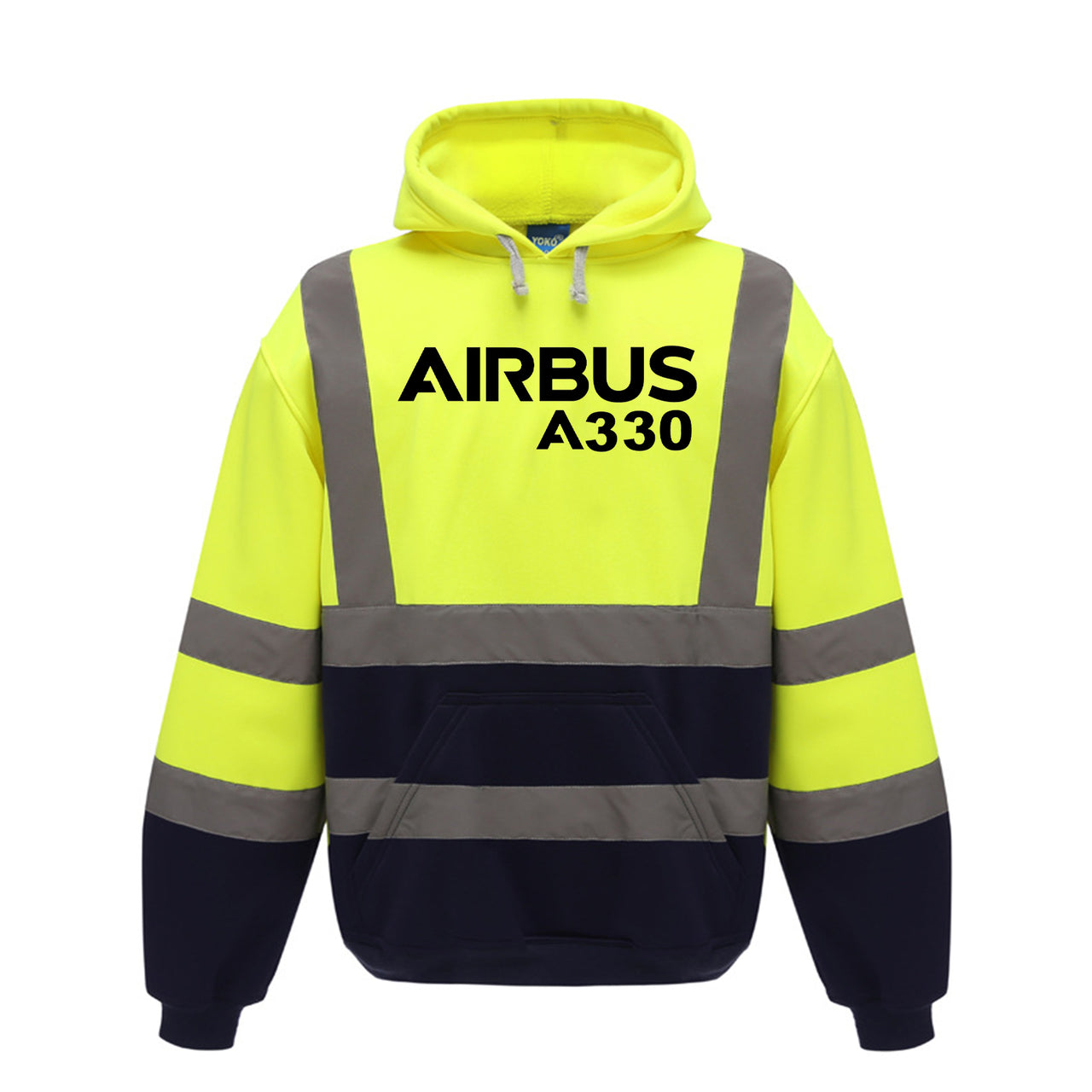 Airbus A330 & Text Designed Reflective Hoodies