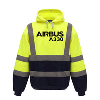 Thumbnail for Airbus A330 & Text Designed Reflective Hoodies
