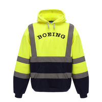 Thumbnail for Special BOEING Text Designed Reflective Hoodies