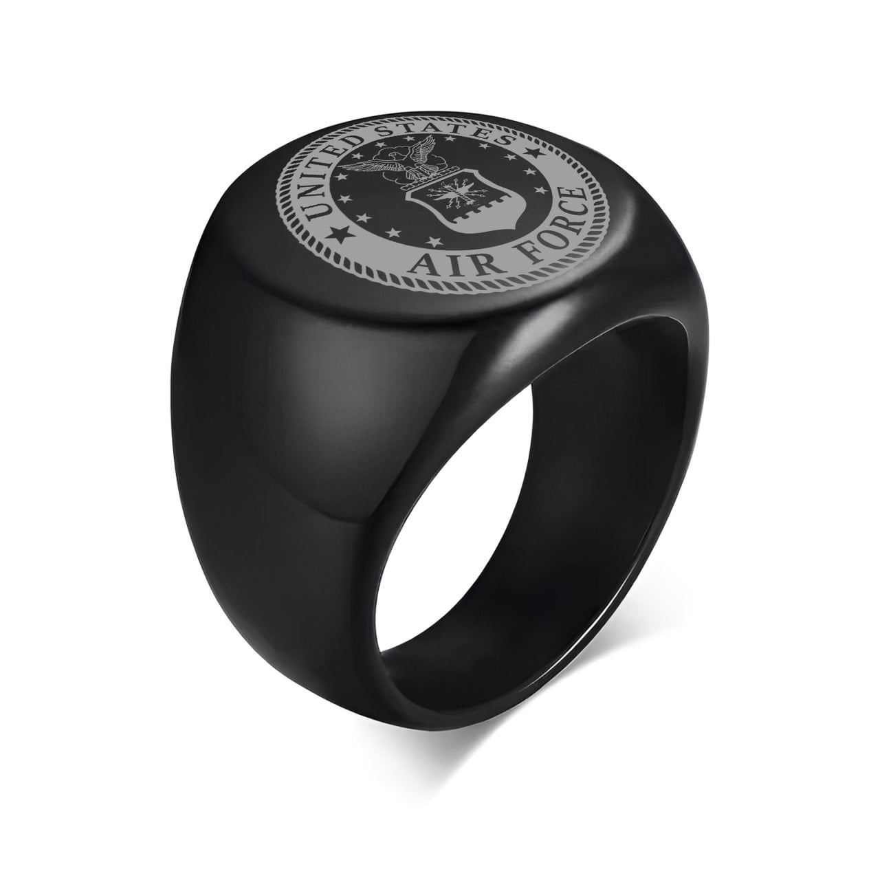 Air Force Design  20MM Stainless Steel Circular Ring