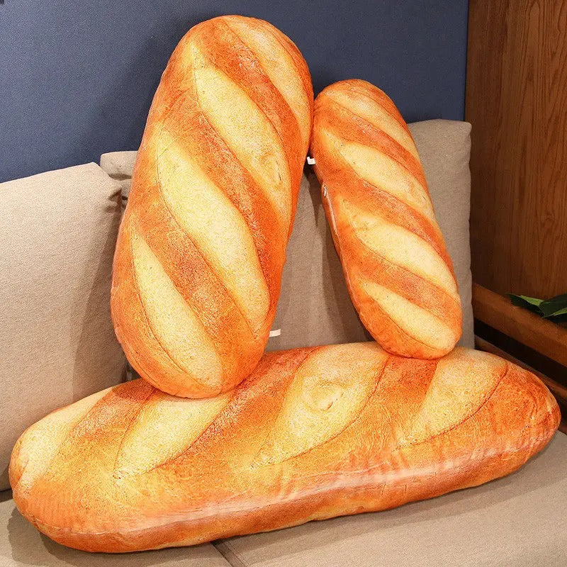 French Bread Plush Pillow Plushie Party Decor Sleeping Companion