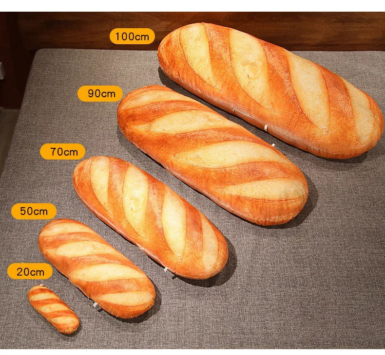 French Bread Plush Pillow Plushie Party Decor Sleeping Companion