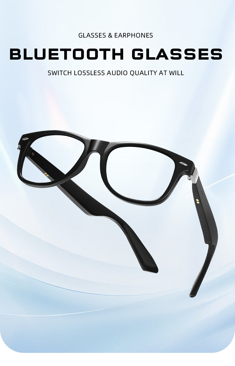 Stylish Women's Smart Glasses L3: Anti-Blue Light, Music, Voice Assistant & Easy Touch Control
