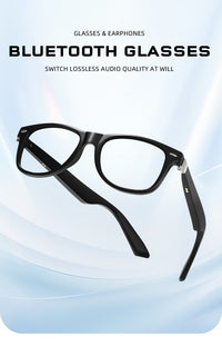 Thumbnail for Stylish Women's Smart Glasses L3: Anti-Blue Light, Music, Voice Assistant & Easy Touch Control