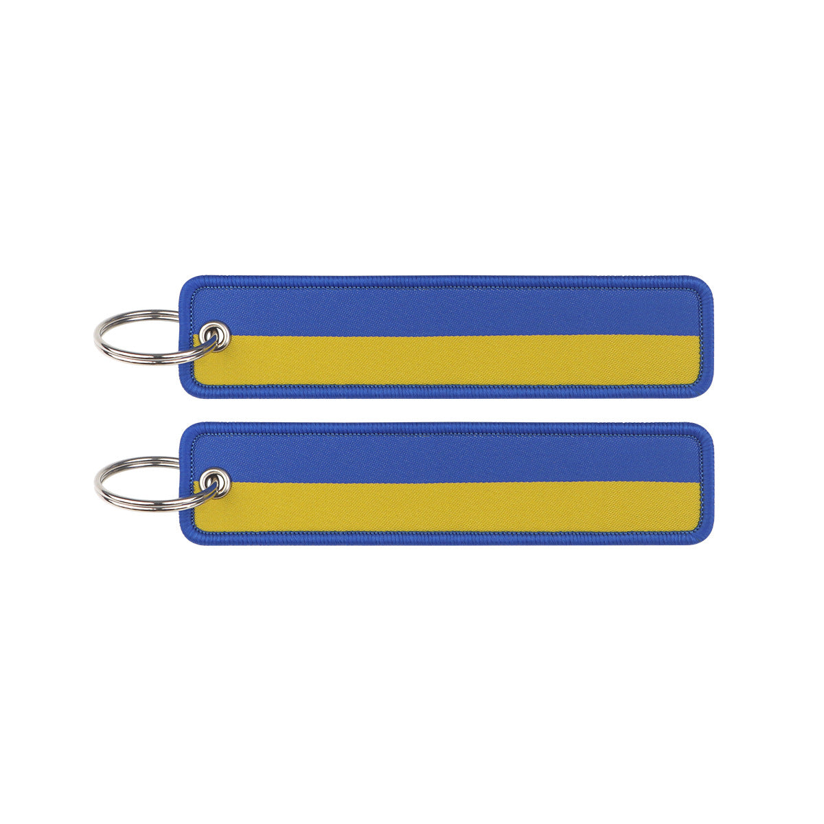 Ukraine Flag Designed Key Chains