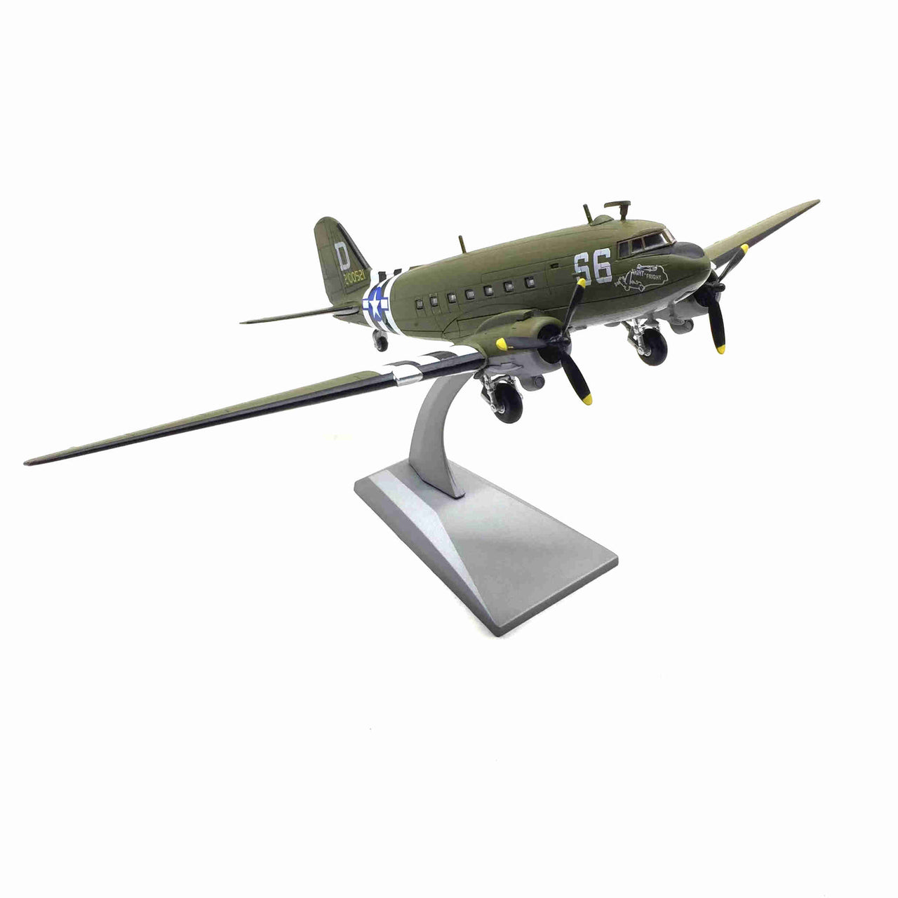 1/100 Douglas C-47 Skytrain Military Transport Aircraft Airplane Model