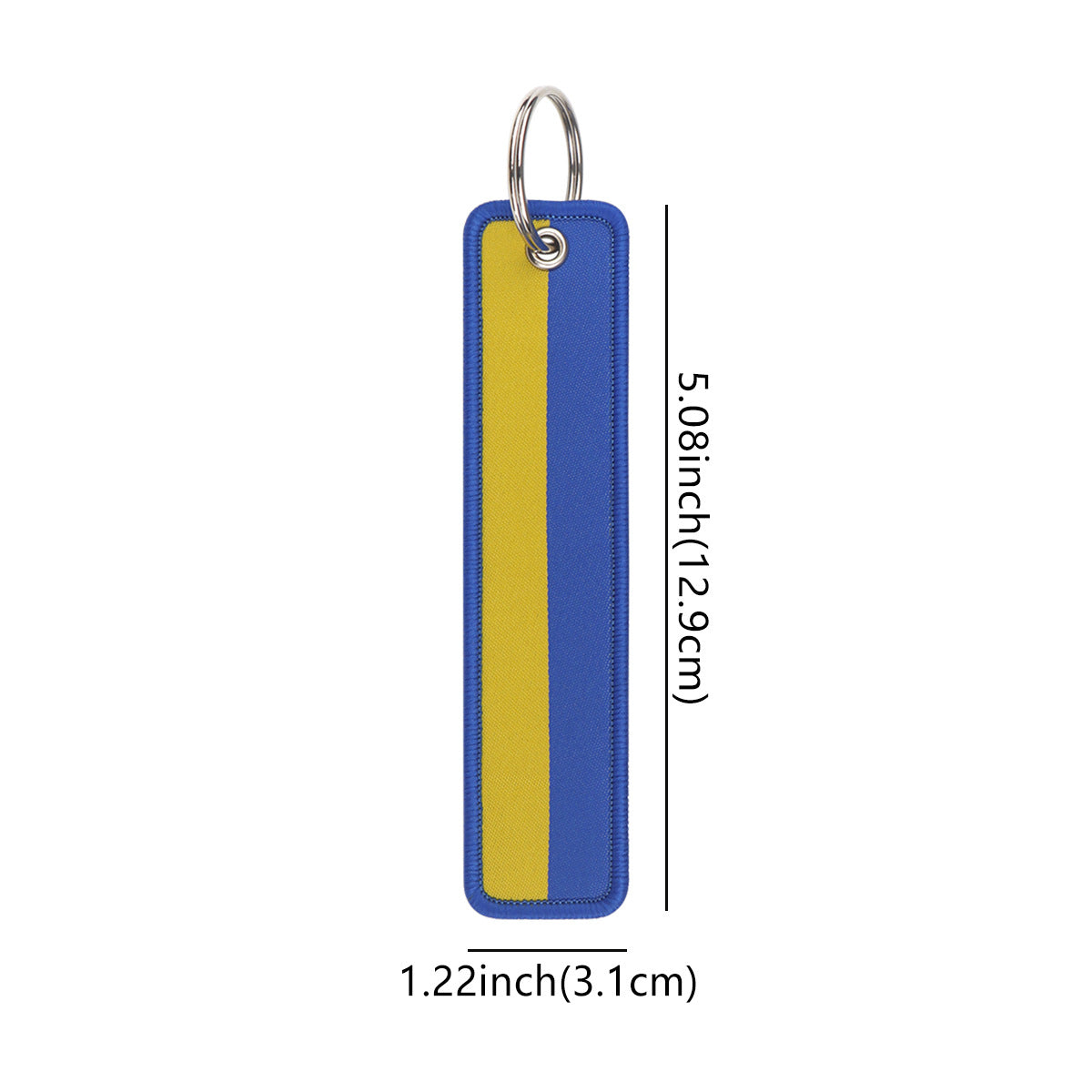 Ukraine Flag Designed Key Chains