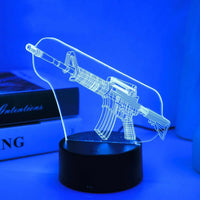 Thumbnail for Creative Gun 3D Designed Night Lamp