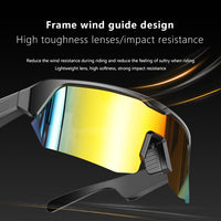 Thumbnail for Outdoor Cycling Essential: YJ006 Bluetooth Glasses - Windproof Sunglasses with Audio Call Function