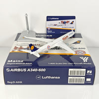 Thumbnail for Lufthansa Germany Airbus A340-600 Airplane Model 1/400 Scale