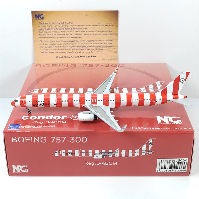 Condor Airlines Boeing B757-300 D-ABOM Airplane Model (1:400 Scale)