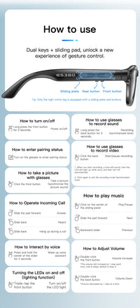 Thumbnail for GS380 Smart Wearable Glasses: AI Camera, Translation & Navigation - All in One