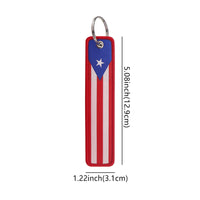 Thumbnail for Puerto Rico Flag Designed Key Chains