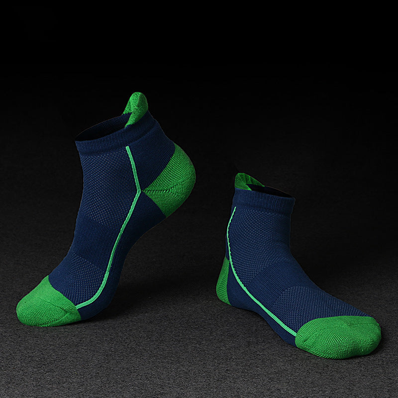 Sports Men Socks Protection Ankle Cushioning Shock Breathable Socks