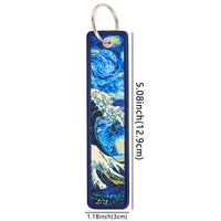 Thumbnail for The Great Wave off Kanagawa/The Starry Night Designed Key Chains