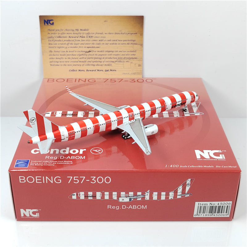 Condor Airlines Boeing B757-300 D-ABOM Airplane Model (1:400 Scale)