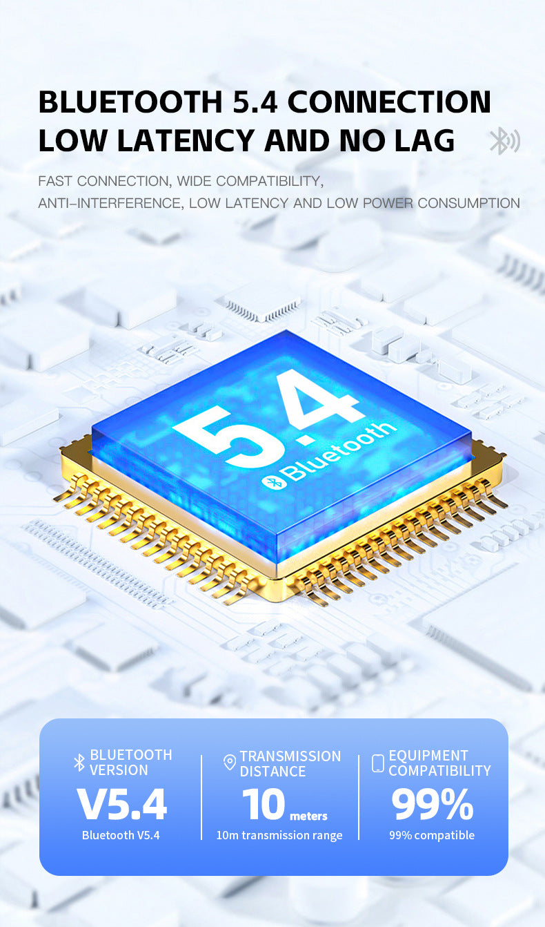 Stylish Women's Smart Glasses L3: Anti-Blue Light, Music, Voice Assistant & Easy Touch Control