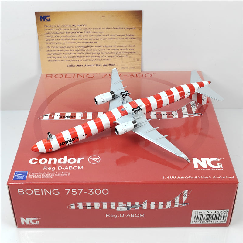 Condor Airlines Boeing B757-300 D-ABOM Airplane Model (1:400 Scale)