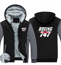 Thumbnail for Amazing Boeing 747 Designed Zipped Sweatshirts