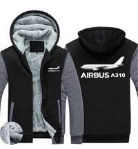 Thumbnail for The Airbus A310 Designed Zipped Sweatshirts