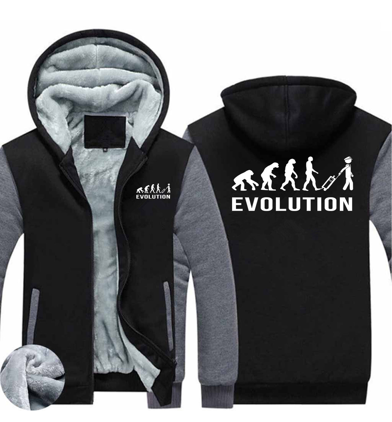 Pilot Evolution Designed Zipped Sweatshirts