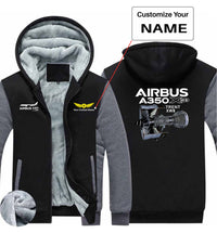 Thumbnail for Airbus A350 & Trent XWB Engine Designed Zipped Sweatshirts