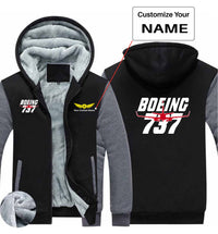 Thumbnail for Amazing Boeing 737 Designed Zipped Sweatshirts