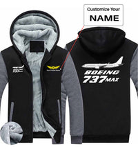 Thumbnail for The Boeing 737Max Designed Zipped Sweatshirts