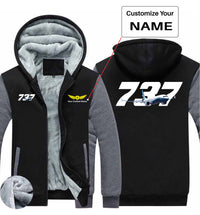 Thumbnail for Super Boeing 737 Designed Zipped Sweatshirts