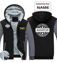 Thumbnail for %100 Original Aviator Designed Zipped Sweatshirts