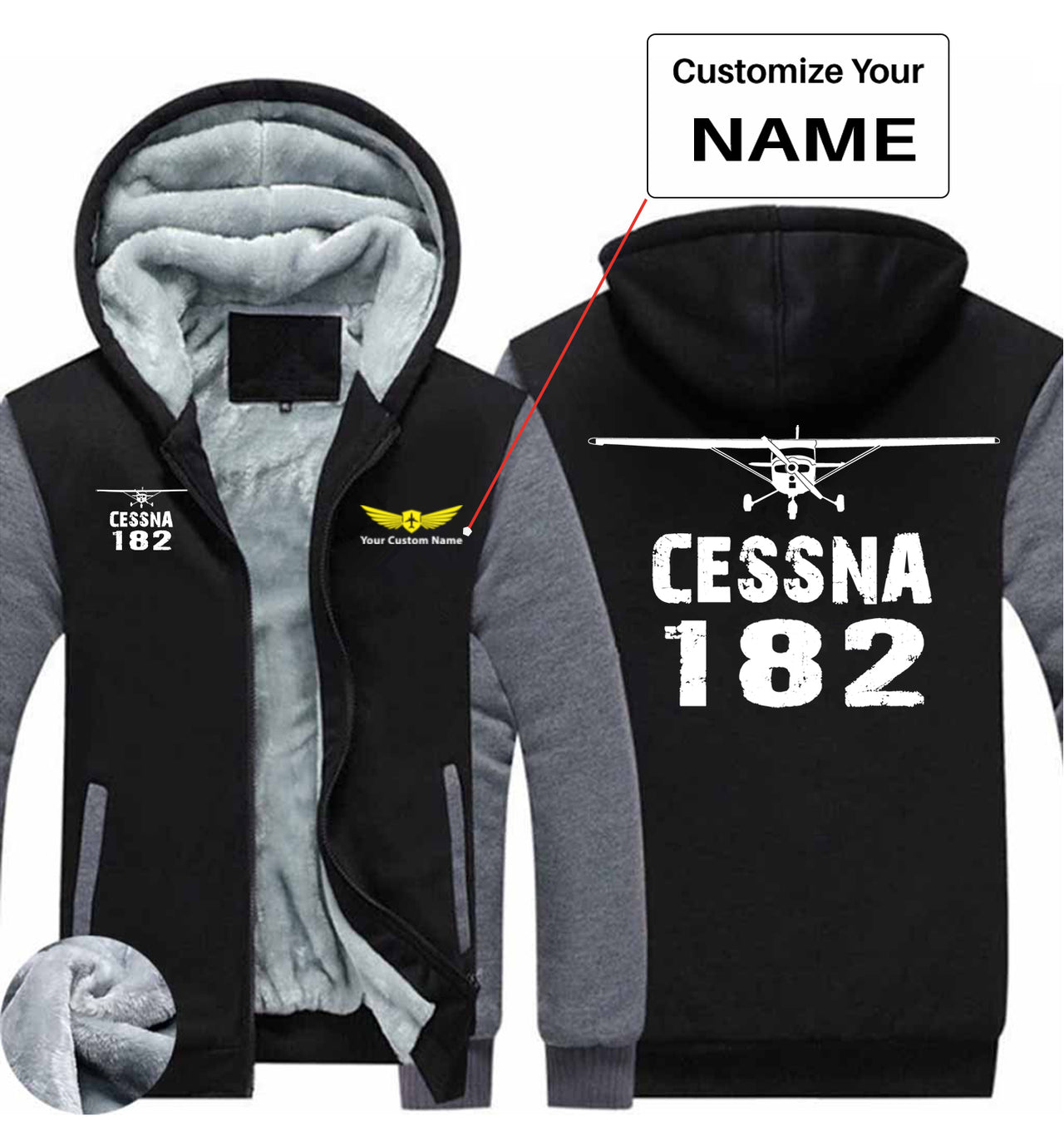 Cessna 182 sweatshirt from Aviation Shop