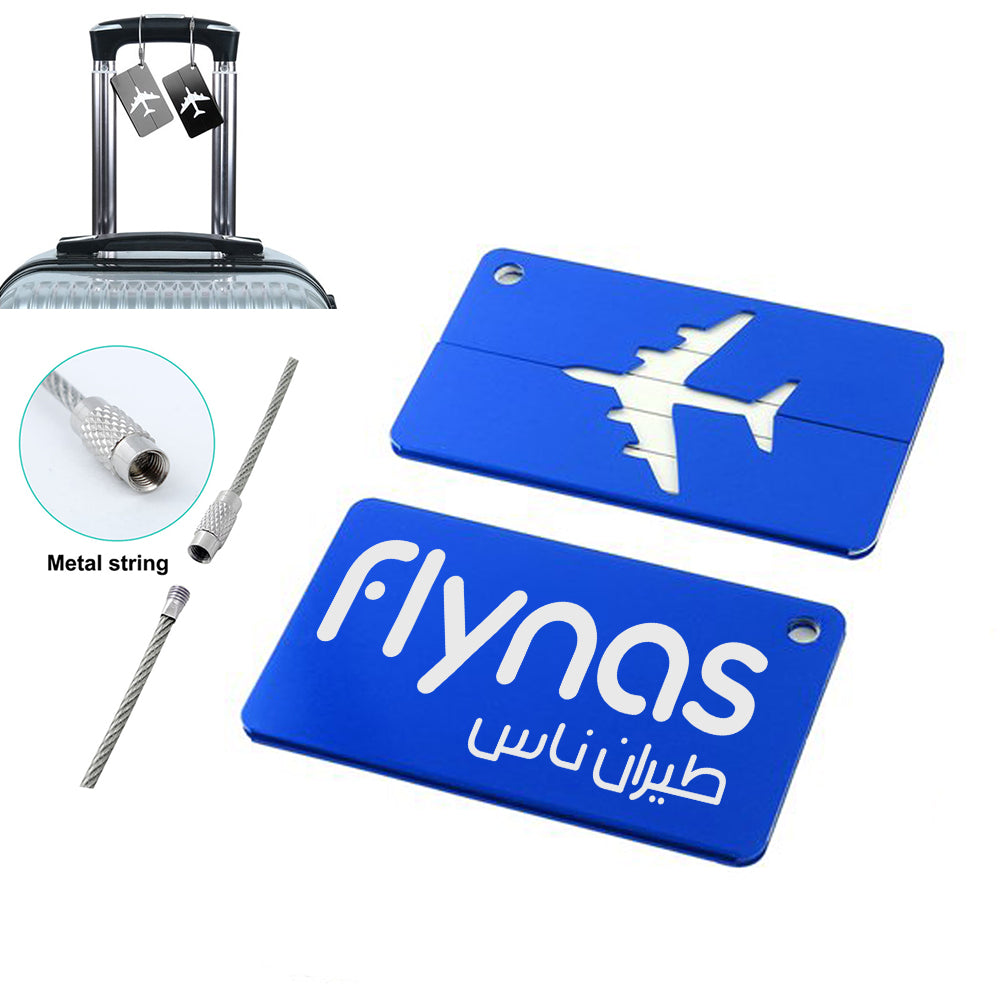 Flynas Airlines Designed Aluminum Luggage Tags