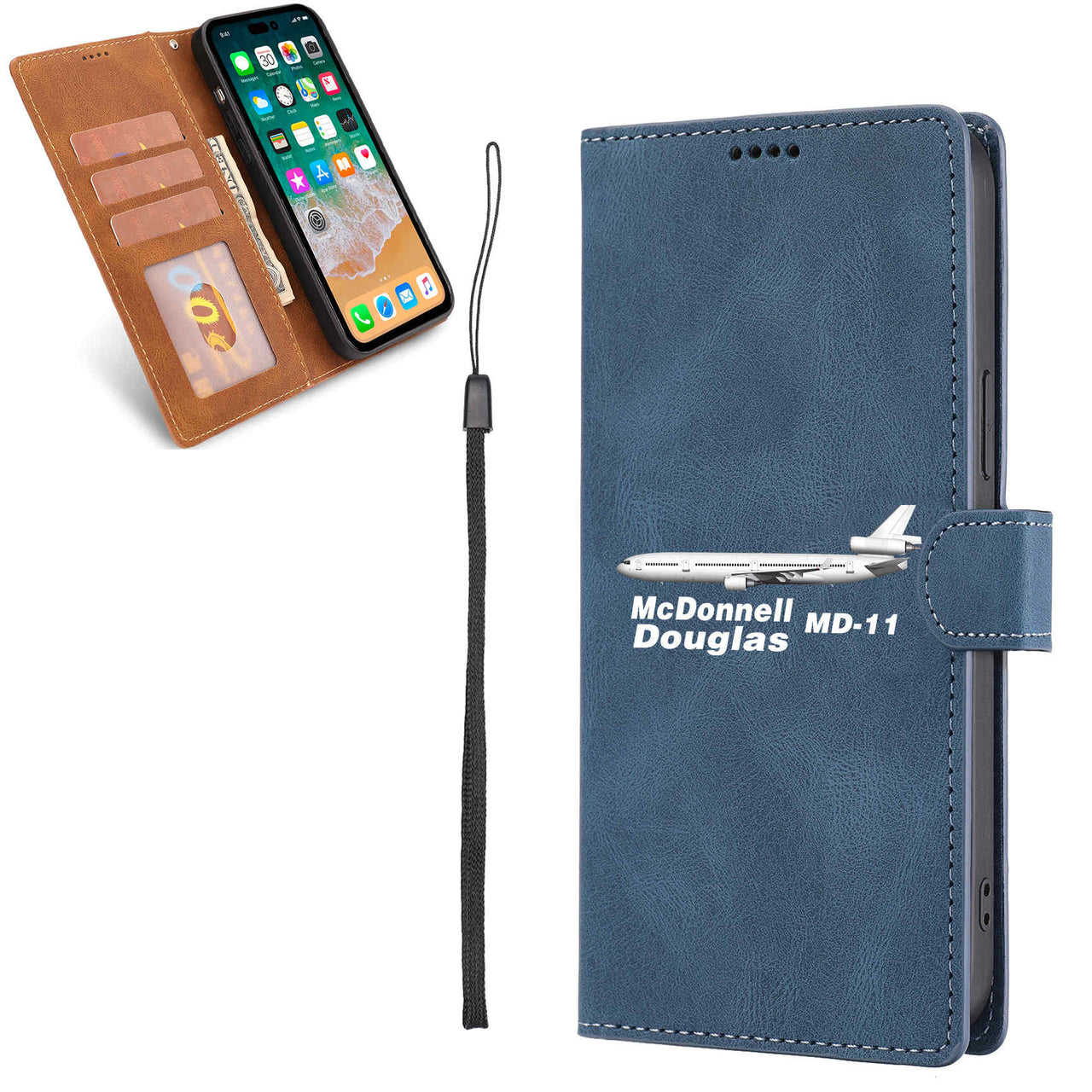 The McDonnell Douglas MD-11 Designed Leather Samsung S & Note Cases