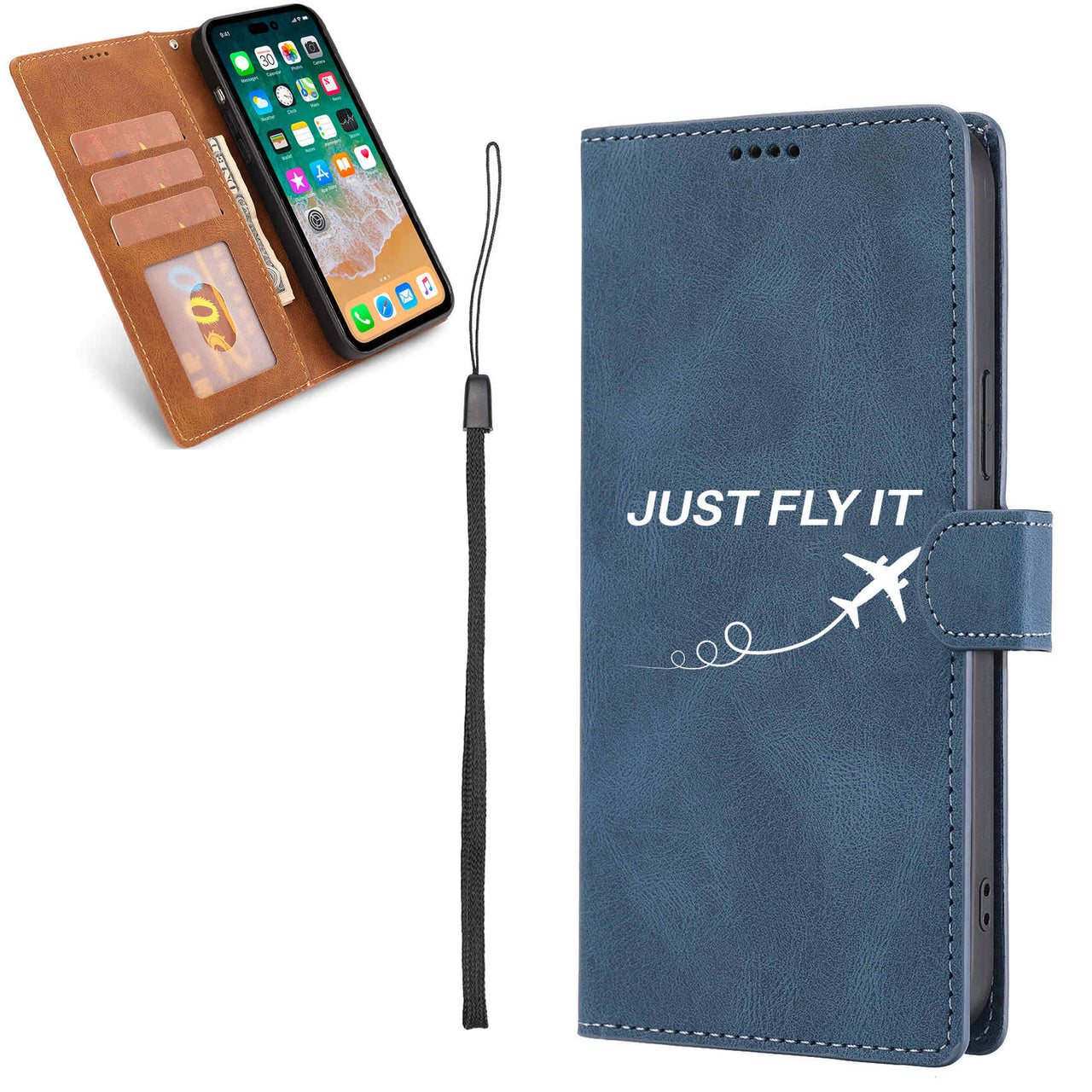 Just Fly It Designed Leather Samsung S & Note Cases