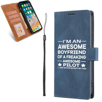 Thumbnail for I am an Awesome Boyfriend Designed Leather iPhone Cases