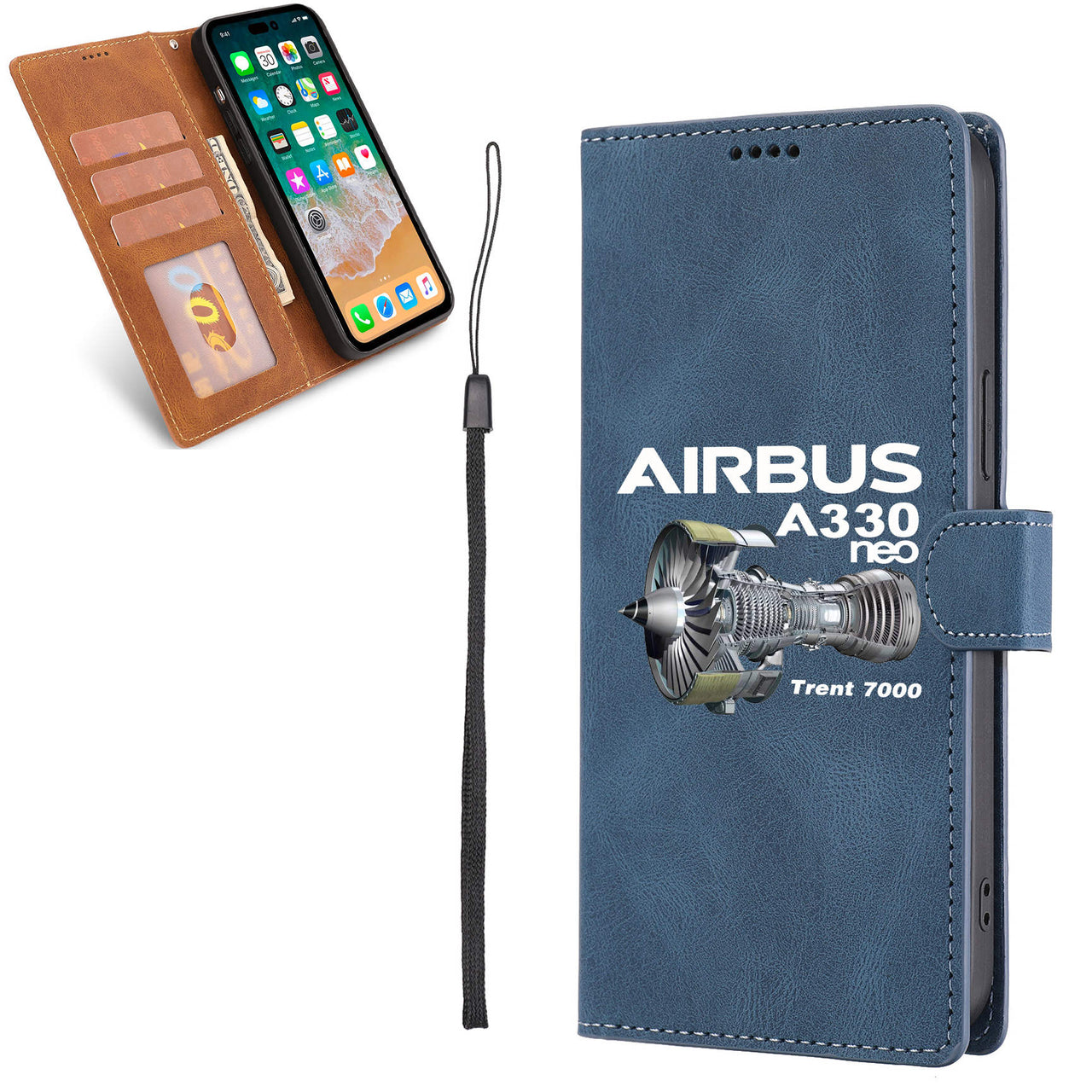 Airbus A330neo & Trent 7000 Designed Leather iPhone Cases