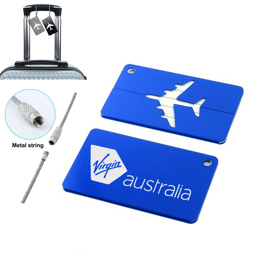 Virgin Australia Airlines Designed Aluminum Luggage Tags