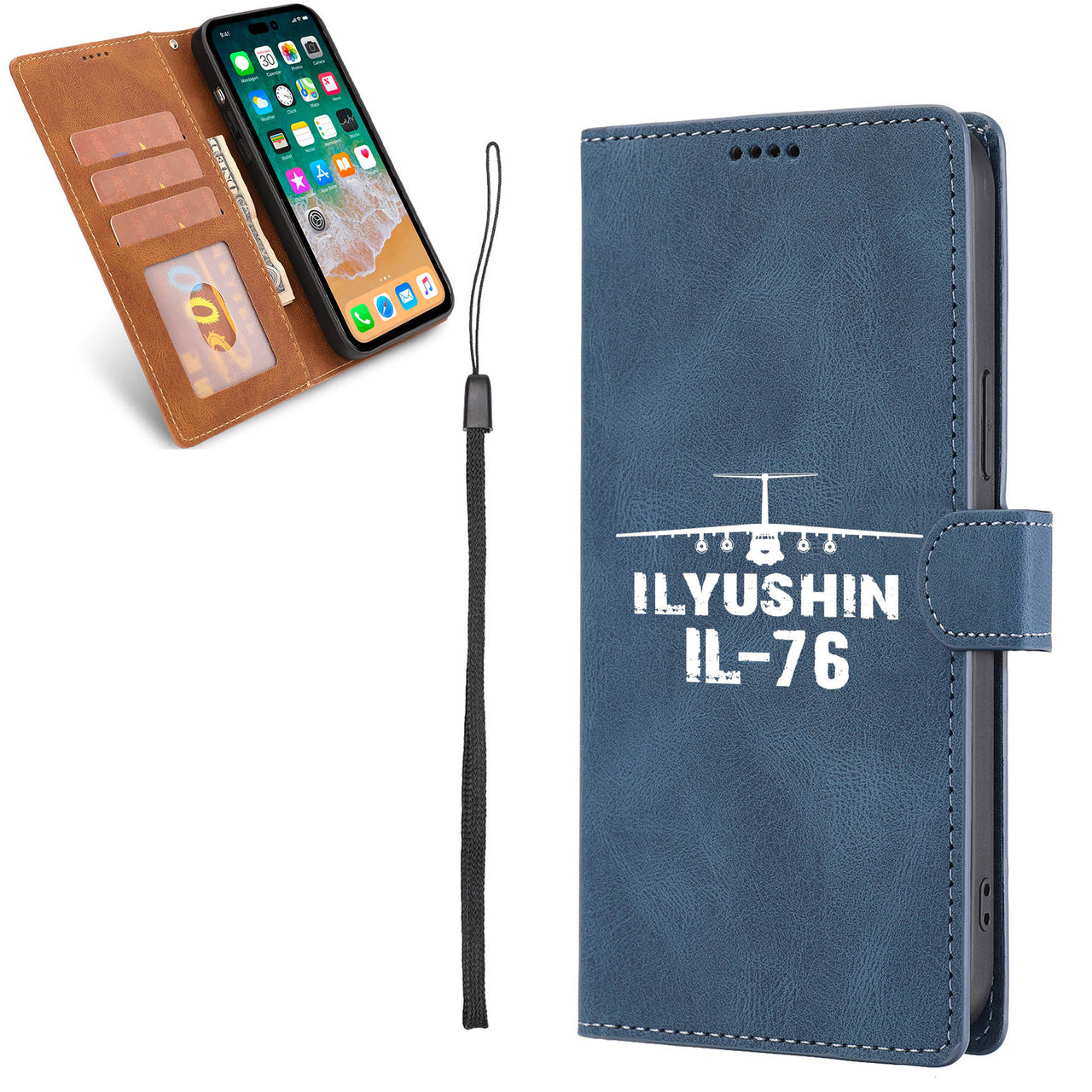 ILyushin IL-76 & Plane Leather Samsung A Cases