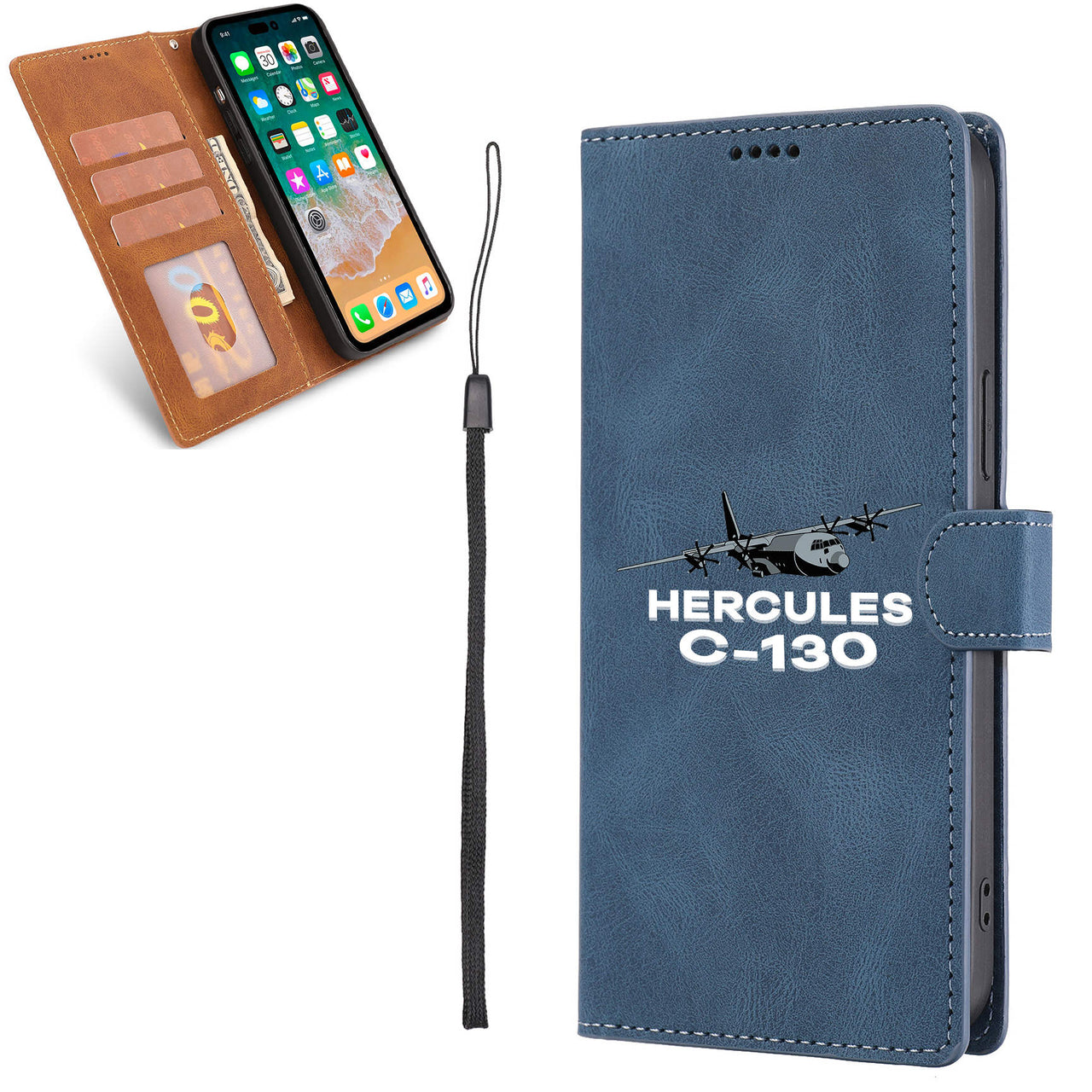 The Hercules C130 Designed Leather iPhone Cases