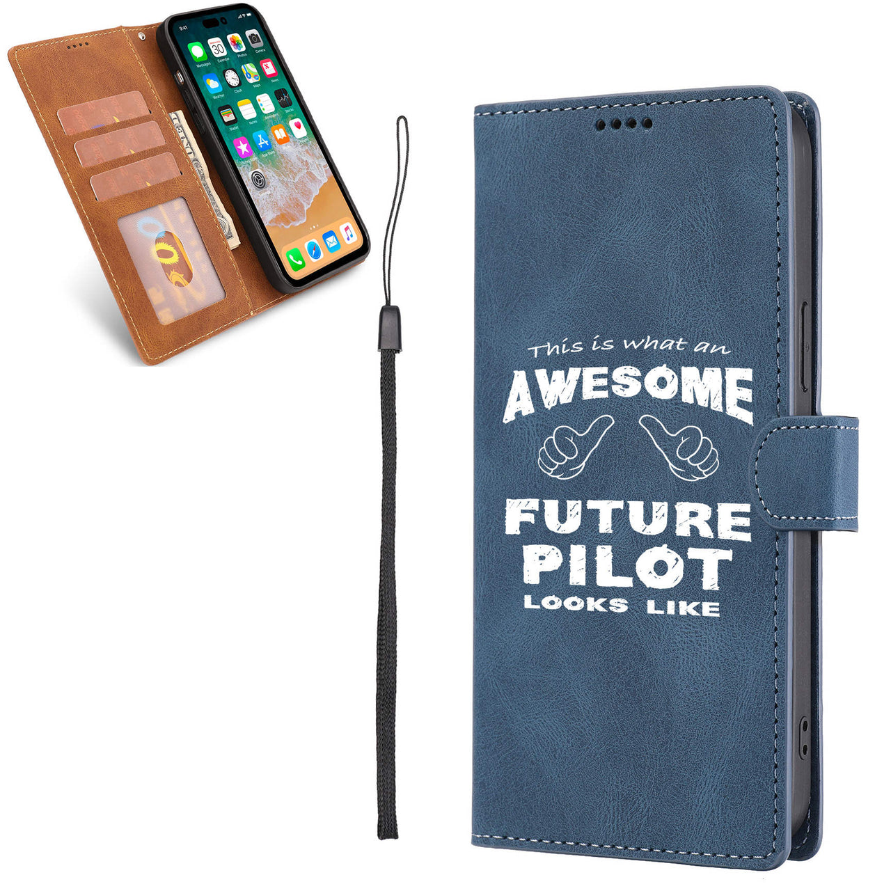 Future Pilot Designed Leather iPhone Cases