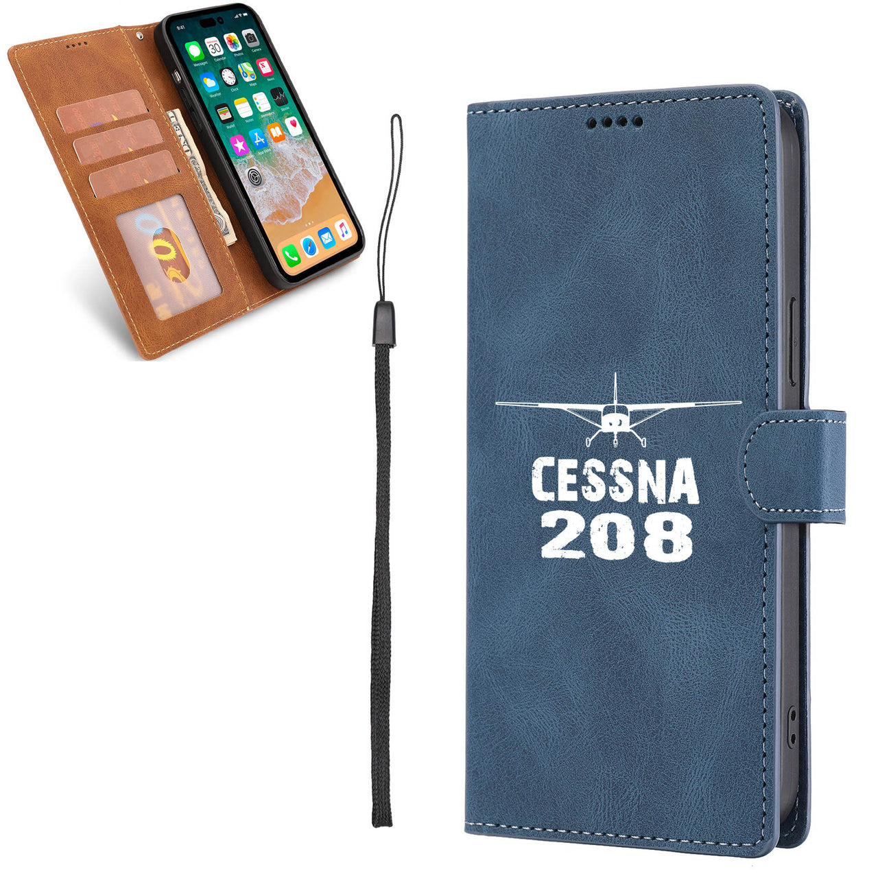 Cessna 208 & Plane Leather Samsung A Cases