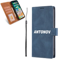 Thumbnail for Antonov & Text Designed Leather iPhone Cases