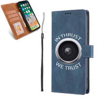 Thumbnail for In Thrust We Trust Designed Leather Samsung S & Note Cases