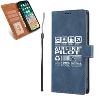 Thumbnail for Airline Pilot Label Designed Leather iPhone Cases