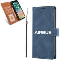 Thumbnail for Airbus & Text Designed Leather iPhone Cases