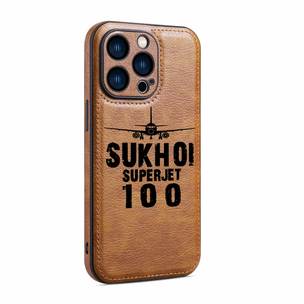 Sukhoi Superjet 100 & Plane Designed Leather iPhone Cases