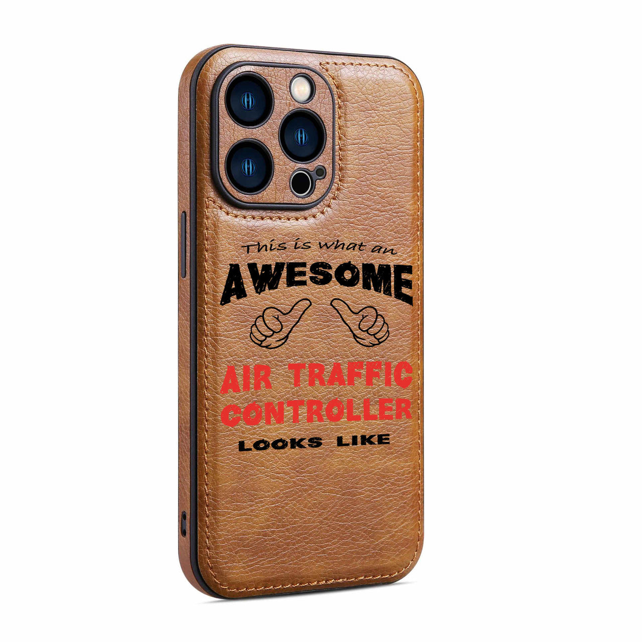 Air Traffic Controller Designed Leather iPhone Cases