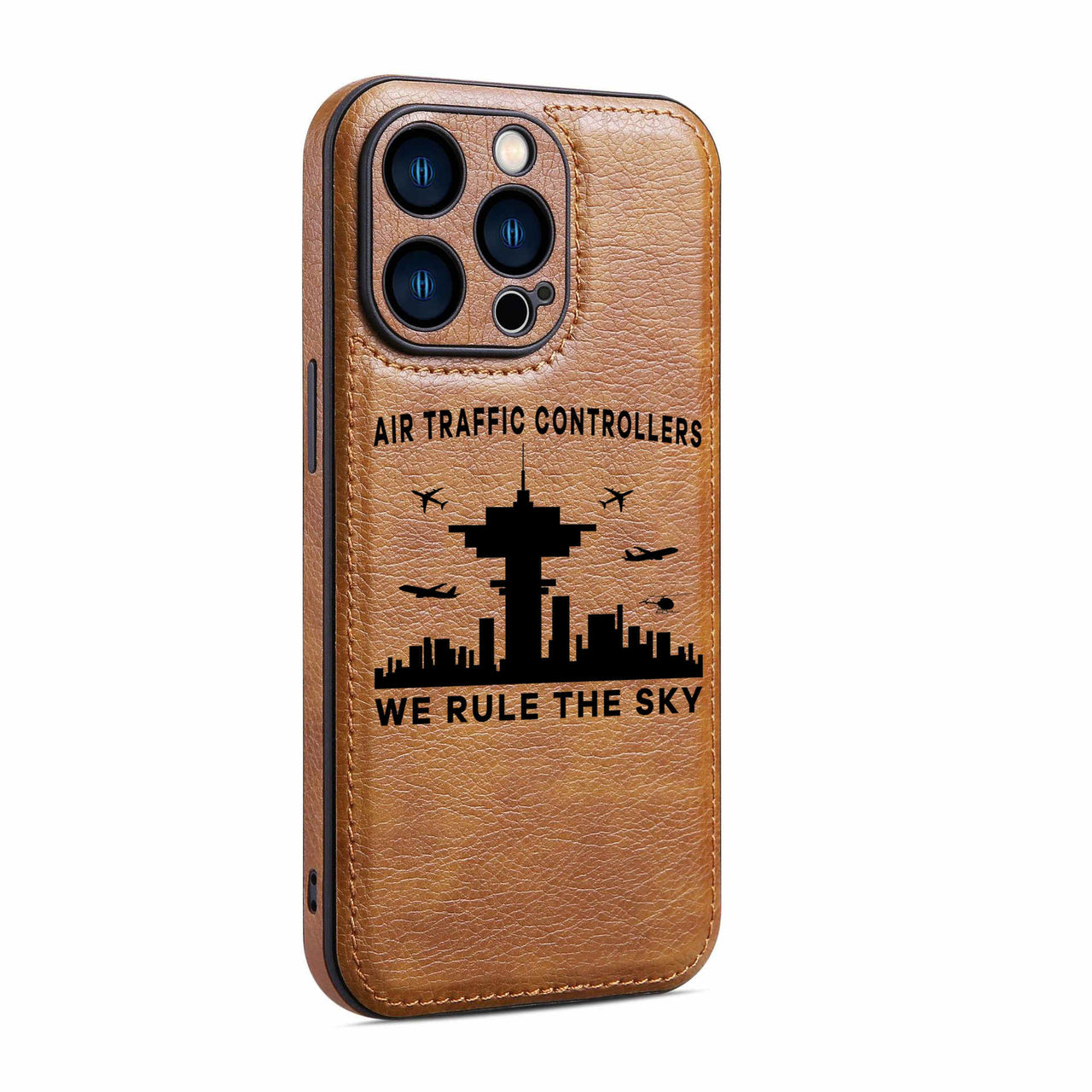 Air Traffic Controllers - We Rule The Sky Designed Leather iPhone Cases
