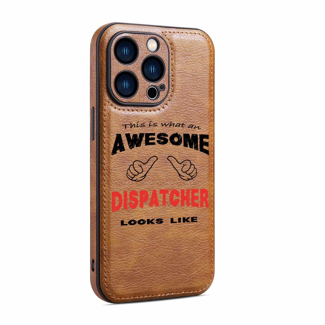 Dispatcher Designed Leather iPhone Cases