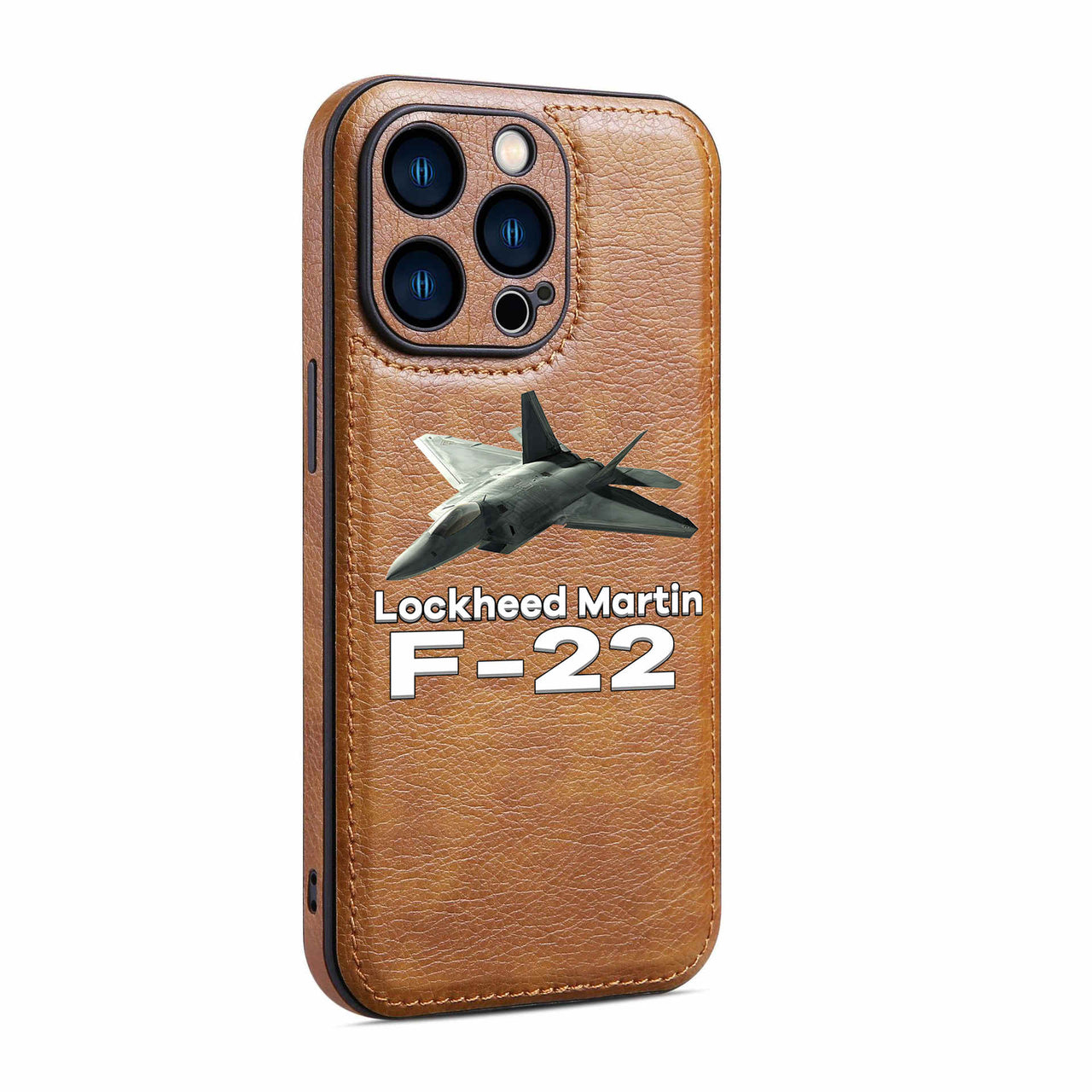 The Lockheed Martin F22 Designed Leather iPhone Cases